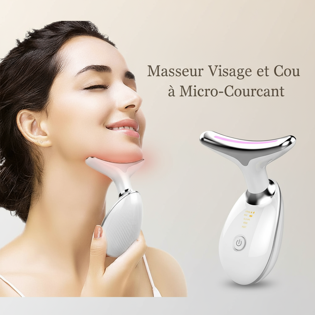 du couMasseur et du visage à micro-courant